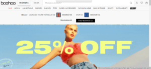 موقع Boohoo للتسوق في إيطاليا