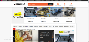 موقع Virgilio للتسوق في إيطاليا