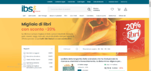 موقع Ibs للتسوق في إيطاليا