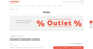 واجهة موقع شوبيجرschubiger في سويسرا