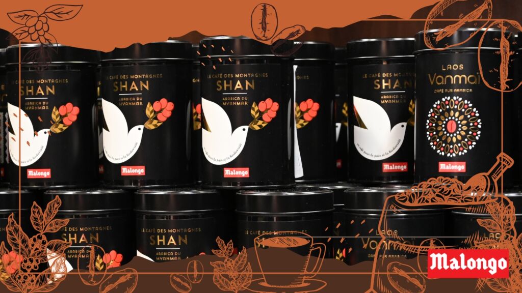 ماركات القهوة الفرنسية - عبوات من قهوة مالونجو الفرنسية