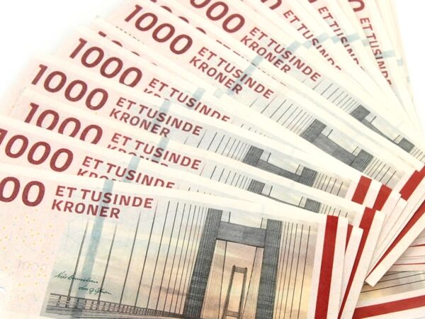 الكرونة الدنماركية من فئة الألف - الراتب الجيد للعيش في الدنمارك