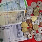 عملة الدنمارك من فئات مختلفة - الراتب الجيد للعيش في الدنمارك