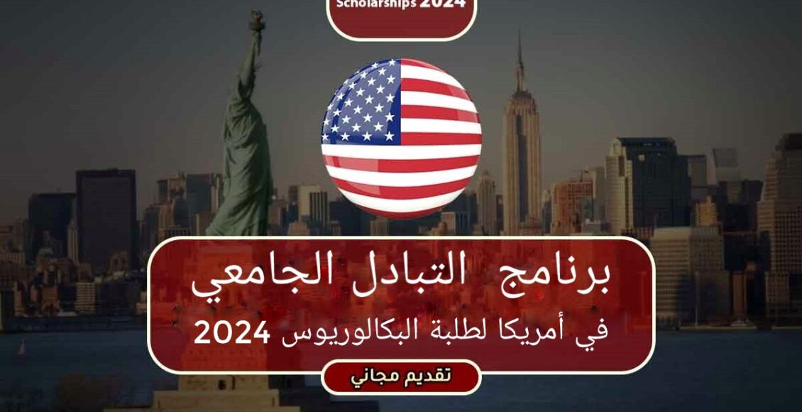 برنامج التبادل الجامعي في أمريكا لطلبة البكالوريوس الممولة بالكامل 2024