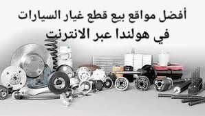 قطع غيار سيارات متنوعة يتم عرضها على مواقع البيع في هولندا