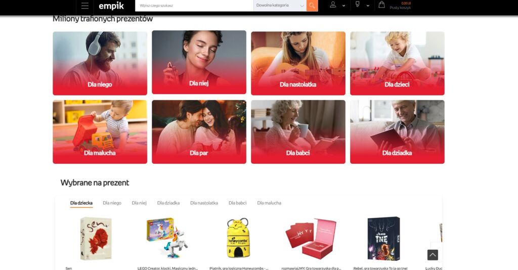 واجهة متجر Empik في بولندا
