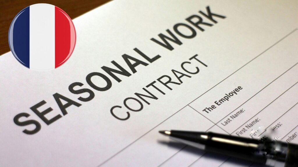 عقد عمل موسمي في فرنسا