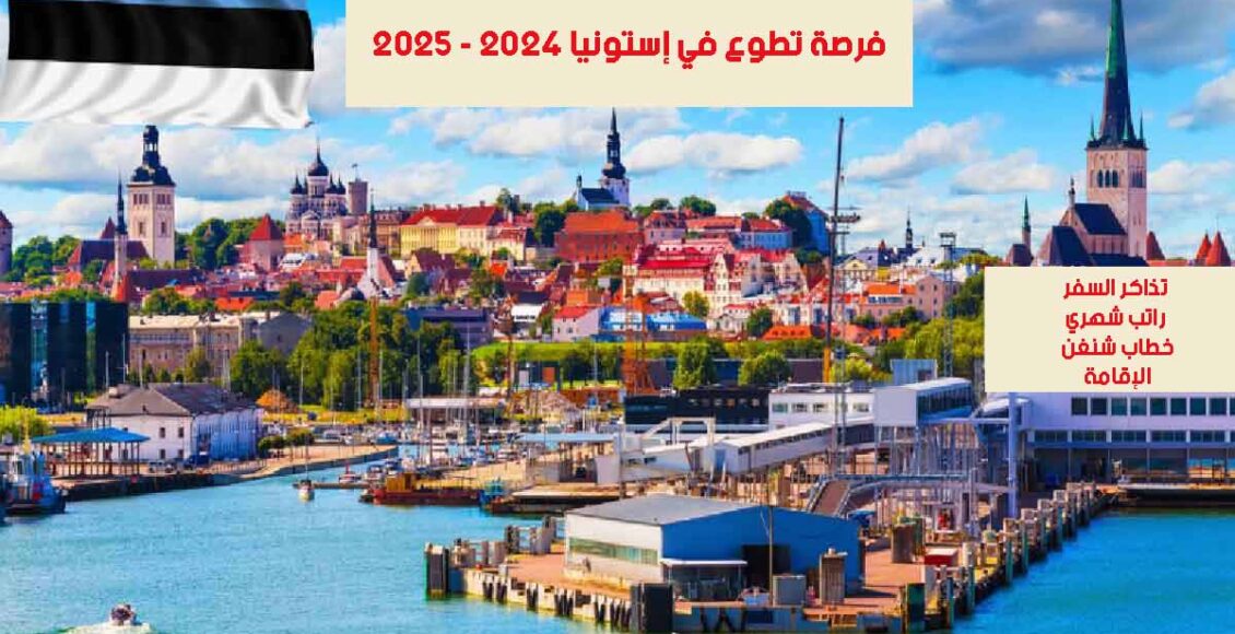 فرصة تطوع في إستونيا للعمل براتب شهري مع تأمين الإقامة